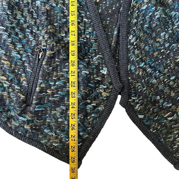 Anthropologie Moth Women Chunky Knit Cardigan Sweater Size S Wool Blend Boho - Picture 5 of 9